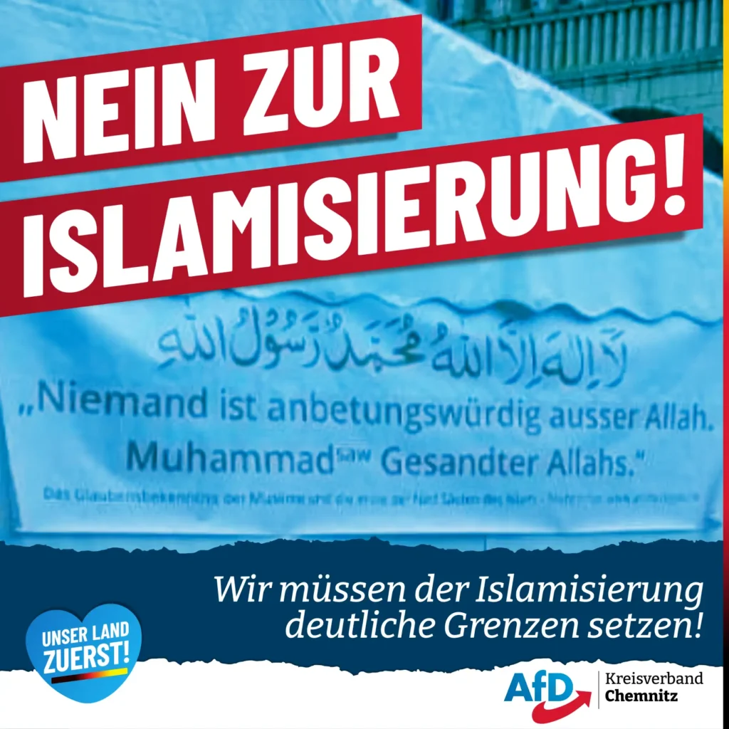 NEIN ZUR ISLAMISIERUNG