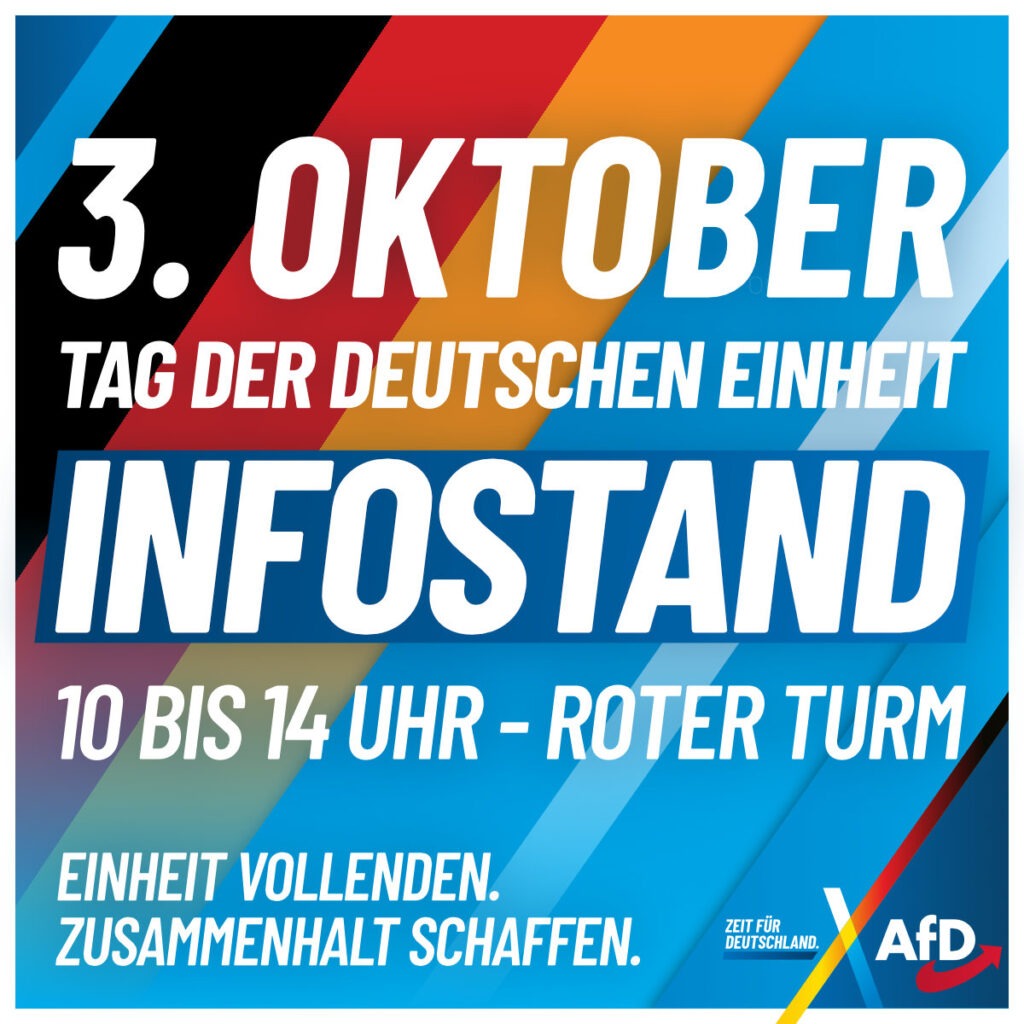 Tag der Deutschen Einheit in Chemnitz