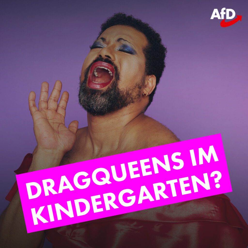 „Drag-Queens“ haben in Kindergärten nichts zu suchen!