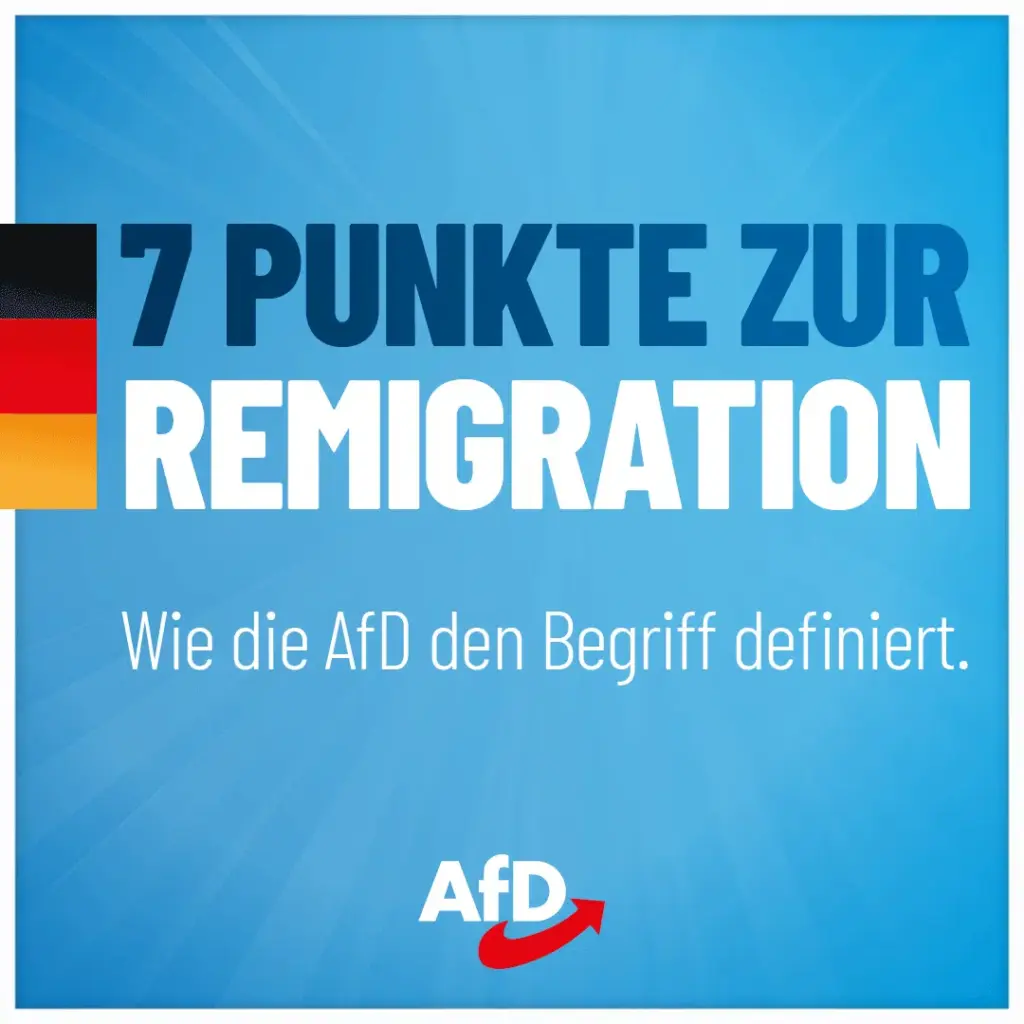 Unser Ziel: Remigration