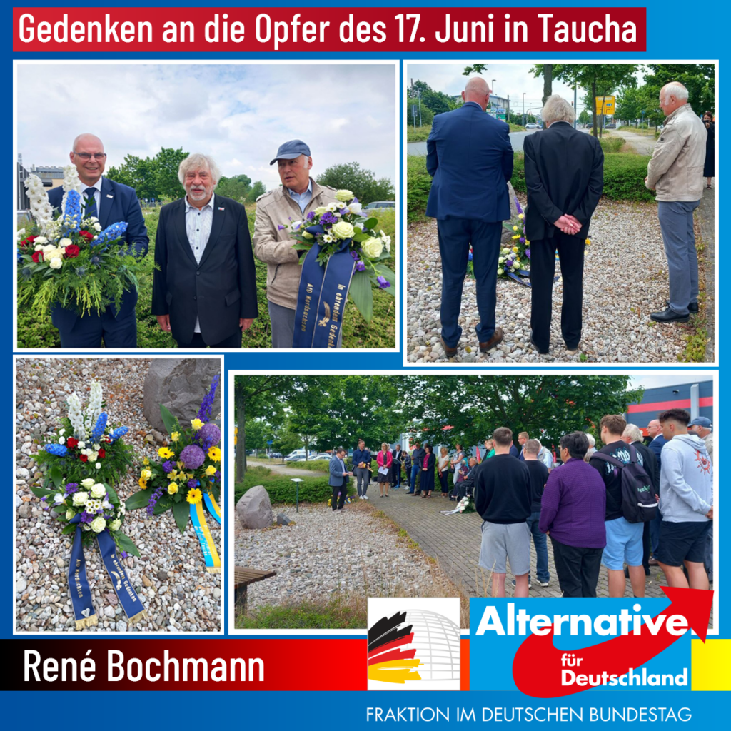 +++ Gedenken an die Opfer des 17. Juni in Taucha +++