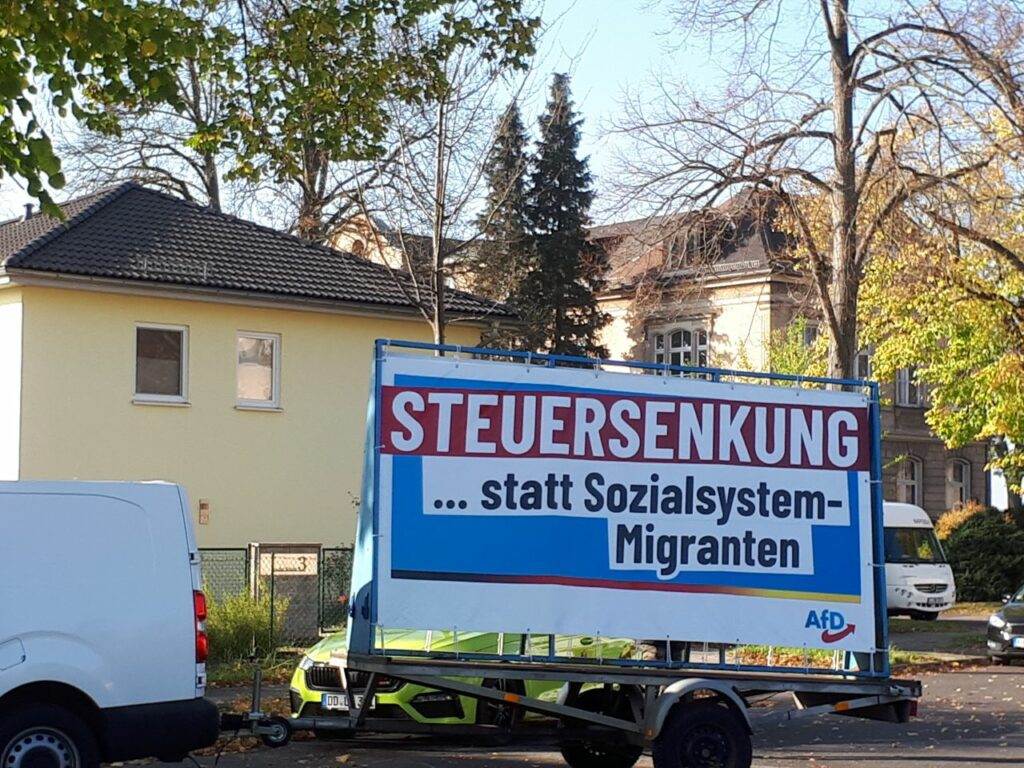 Sozialsystem-Migranten Unterkunft in Dresden-Sporbitz