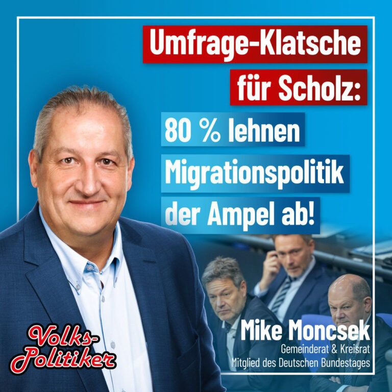 Mike Moncsek: Umfrage-Klatsche für Scholz