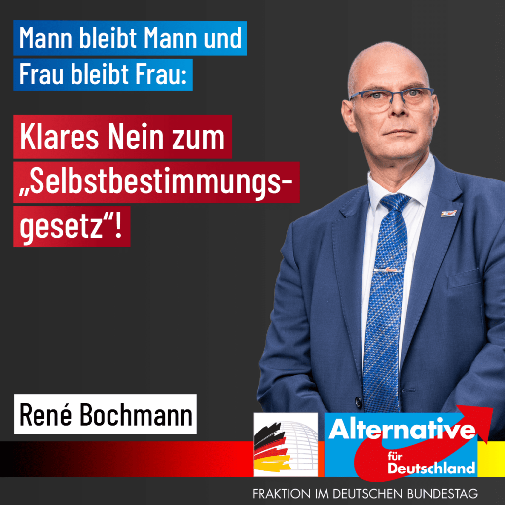 +++ Klares Nein zum „Selbstbestimmungsgesetz“! +++