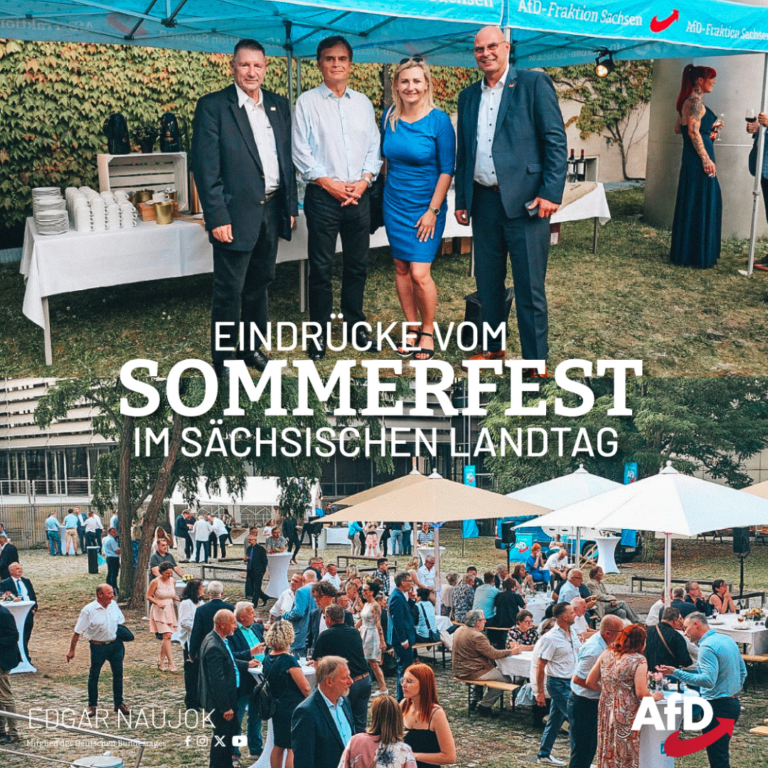 Edgar Naujok: Eindrücke vom Sommerfest im Sächsischen Landtag 📸